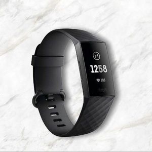 Fitbit Charge 3 Black Band Includes 2 Extra Bands